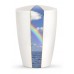 Heaven's Edition Biodegradable Cremation Ashes Funeral Urn – Rainbow / Pearly Iridescent Surface